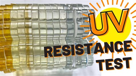 uv resistance test standard